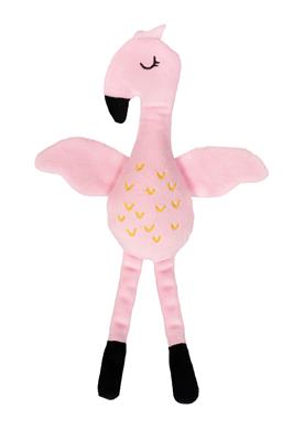 Yours Droolly Recyclies Flamingo small Dog Toy, Pet Essentials Warehouse