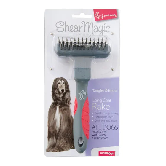 Shear Magic Rake for Long Haired Dogs, Yours Droolly, Shear Magic, Pet Essentials Warehouse
