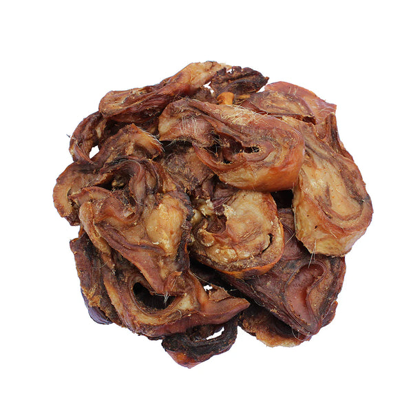 Bacon Chews Dog Treats, Pig Ear lobes for dogs, Pork lobes, Natural Dog chew, Pet Essentials Warehouse