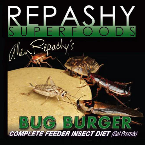 Repashy Bug Burger Gell 85g, Bug Burger food for reptiles, insect complete diet, Pet Essentials Warehouse, Poster