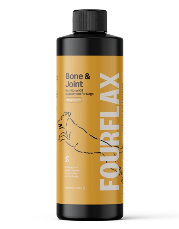 Fourflax Bone & Joint Oil Supplement 250ml, pet essentials warehouse