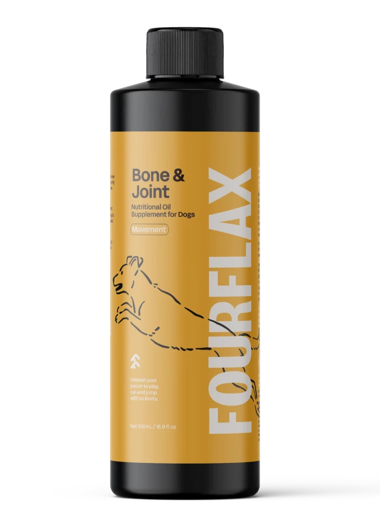 Fourflax Bone & Joint Oil Supplement 500ml, pet essentials warehouse
