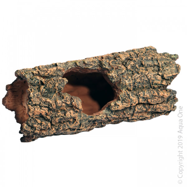 Aqua One Ornament Round Hollow Log Small, Pet Essentials Warehouse
