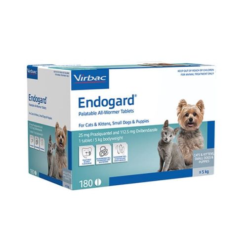 Endogard Wormer, small endogard for dogs and kittens, wormers for pets, Pet City, Pet Essentials Warehouse
