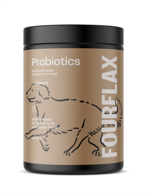 Fourflax Canine Probiotics, Bowel movement for dogs, supplement for dogs, Pet Essentials Warehouse