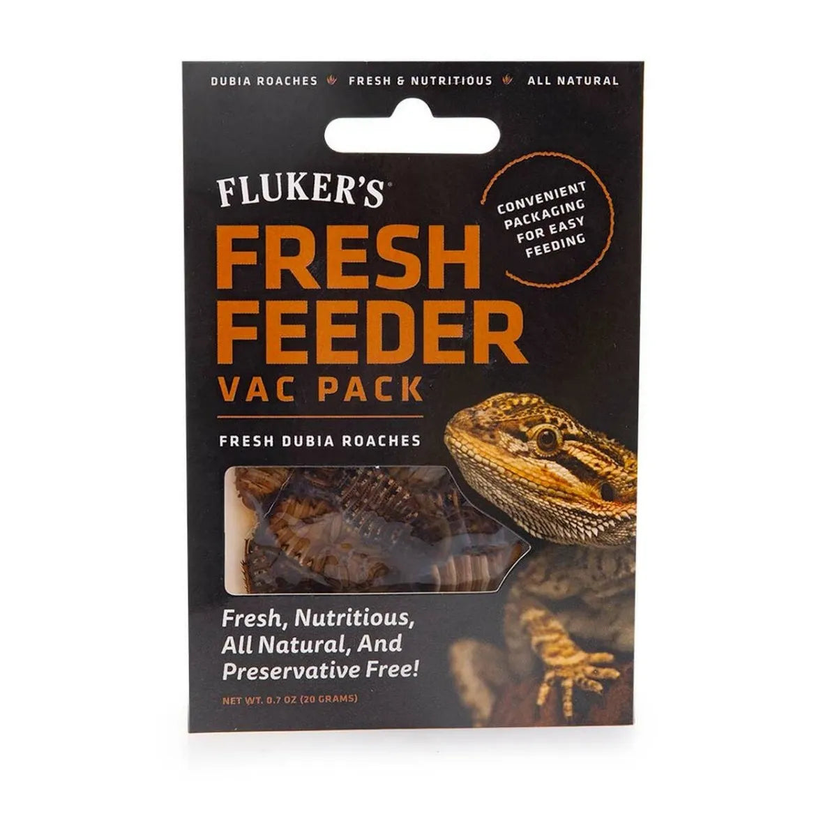 Flukers Fresh Feeder Vac Pack Dubia Roaches, Dubia Roaches for pets, Reptile Treats, Pet Essentials Warehouse
