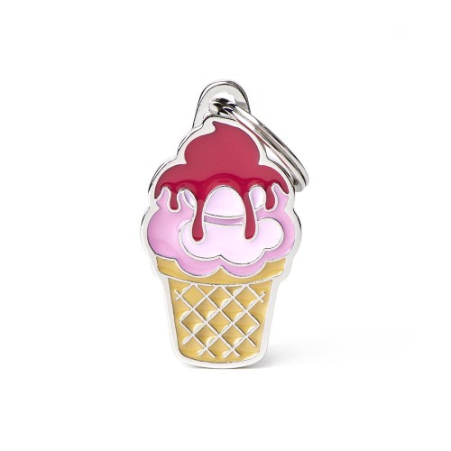 My Family Food Ice Cream Tag, ID Tag for tags, Tags for dogs, pet tags, Pet Essentials Warehouse