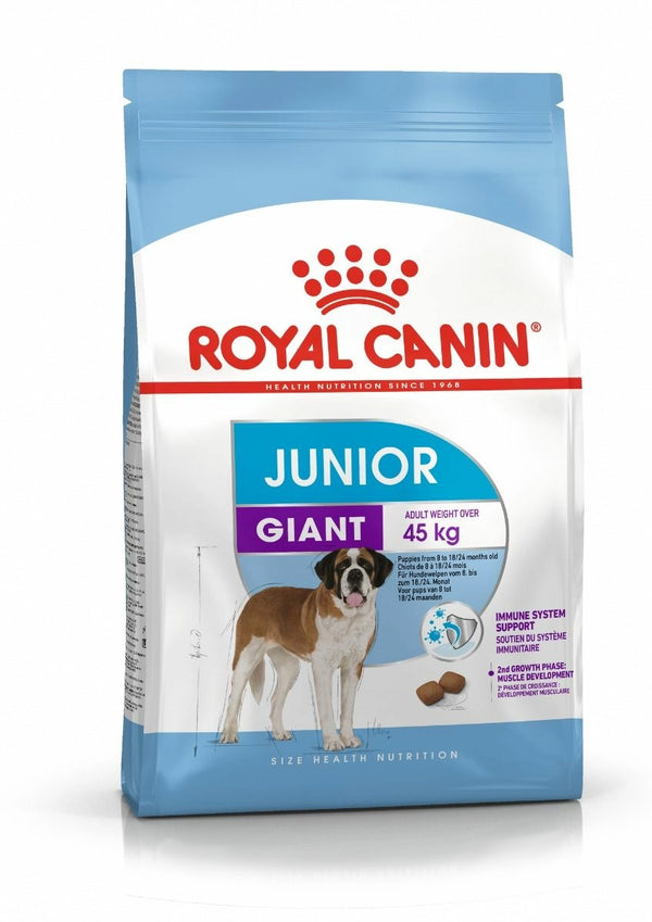 Royal Canin Giant Junior Dry Dog Food 15kg, Pet Essentials Warehouse