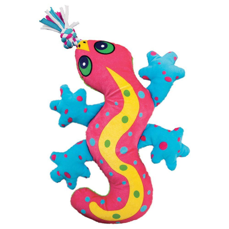 pink lizard Kong Aloha Gecko Canvas Dog Toy, pet essentials warehosue
