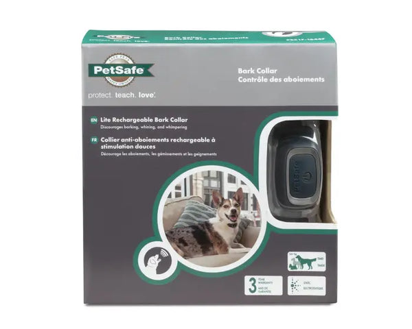 Petsafe LITE Rechargeable Bark Control Collar, Bark Control, Lite bark control collar, Stastic collar for dogs, Petsafe, Pet Essentials Warehouse