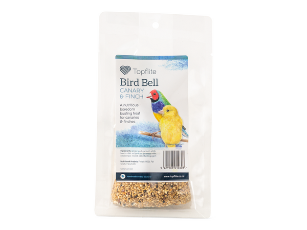 Topflite Canary & Finch Seed Bell 100g, topflite canary seed bell 100g, pet essentials warehouse