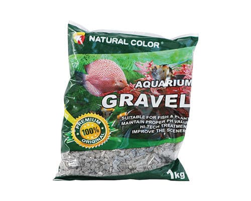 Aquarium Gravel Natural Black/Green Small 1kg