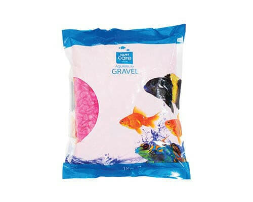 Aquarium Gravel Pink Neon 1kg - Allpet Aquarium Gravel