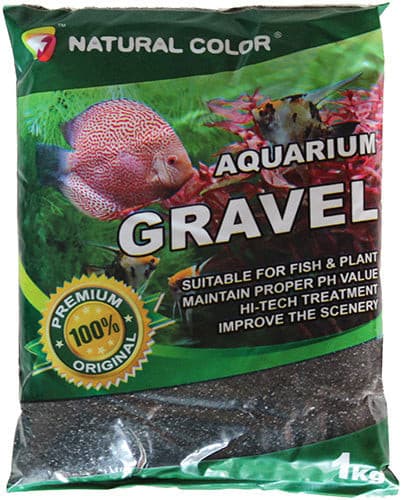 Aquarium Gravel Silica Black 1kg