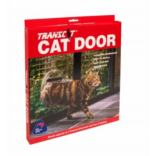 Transcat 180 x 170mm Flap Clear Cat Door, Pet Essentials Warehouse