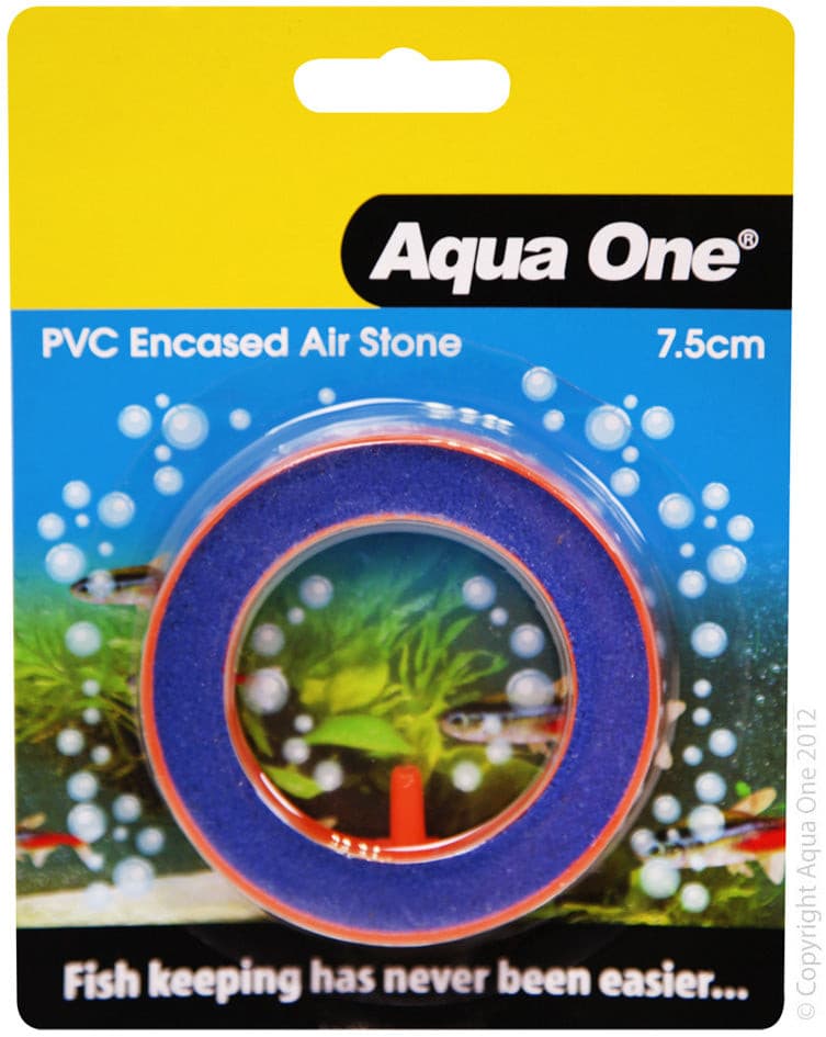 Aqua One Air Stone - PVC Encased Beauty Round 7.5cm