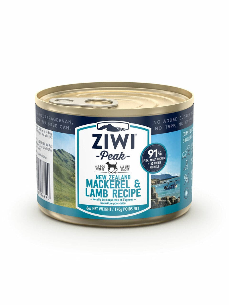 Ziwi Mackerel & Lamb Wet Dog Food 170g, Pet Essentials Napier, Pets Warehouse, Pet Essentials Hastings