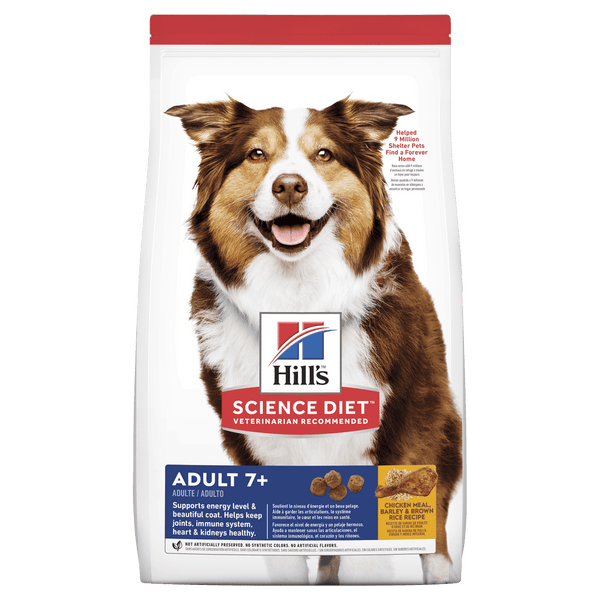 Hill's Science Diet Adult 7+ Senior Dry Dog Food 3kg, Pet Essentials Warehouse Napier,