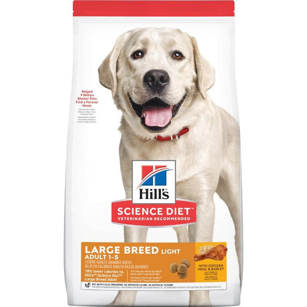 Hills Science Diet Light Large Breed, Hill's Dog Biscuits, Pet Essentials Warehouse Napier