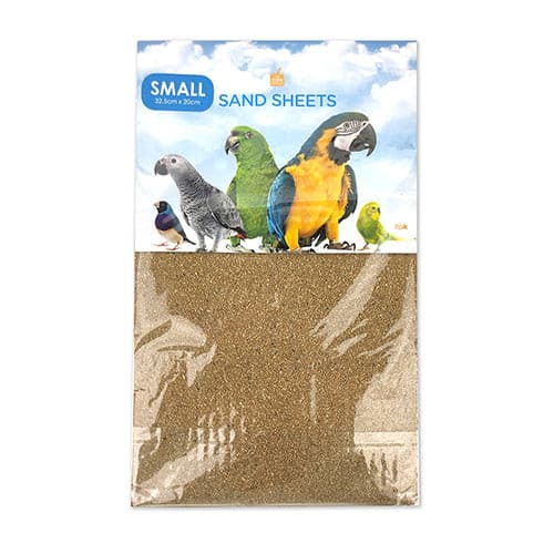 Avian Care Bird Sand Paper Sheets 8 Pack Small, Bird Cage Sand sheets