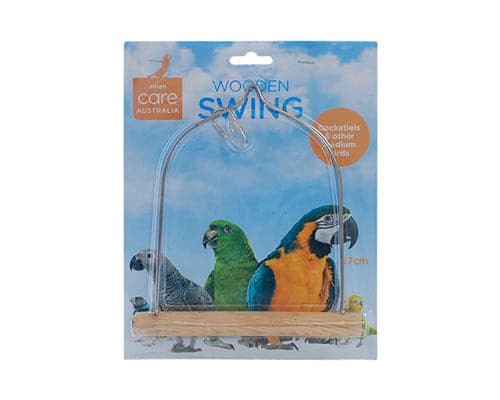 Avian Care Bird Swing Wood & Wire 17x15cm, wooden bird swings, pet essentials napier, pet essentials warehouse