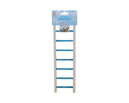 Avian Care Bird Wooden Ladder Cement/Grit, small 7 rung, 7 step wooden bird ladder, pet essentials napier, pet essentials warehouse