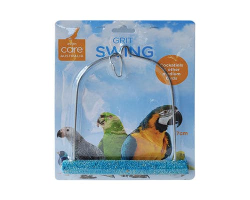 Avian Care Bird Swing Grit Wood & Wire 17cm