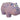 Latex Squeaky Grunter Flying Hippo 15cm, Multipet,  Chew Toys,  Pet Essentials Warehouse.