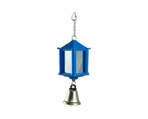 Avian Care Lantern Mirror With Bell Bird Toy, Allpet bird toy, Avi one bird mirror toy, pet essentials napier