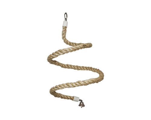 Avian Care Spiral Rope Perch Flexi Bird Toy, Pet Essentials Napier, bird rope toy, avi one rope perch