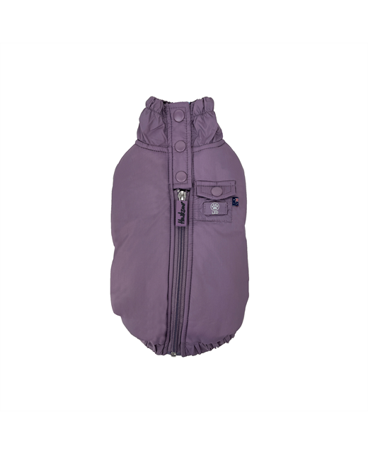 Huskimo Dog Coat Cardrona Grape top view, Huskimo Dog Coat purple, pet essentials warehouse, huskimo dog coats nz