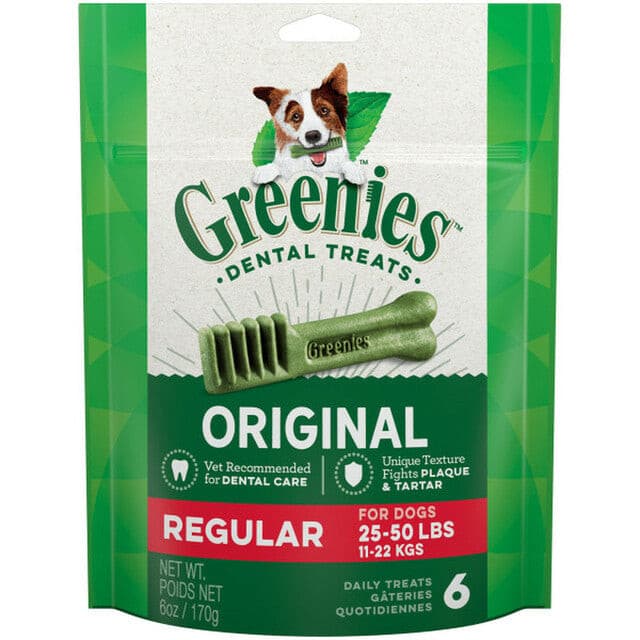 Greenies Original Dental Dog Treats Regular, Pet Essentials Warehouse, Pet city, Dog Dental treats, Dog Dental treat for 20kg dogs