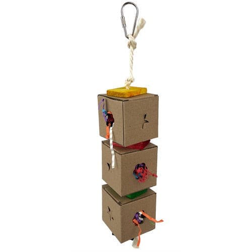 Avian Care Triple Foraging Boxes with Paper Strips