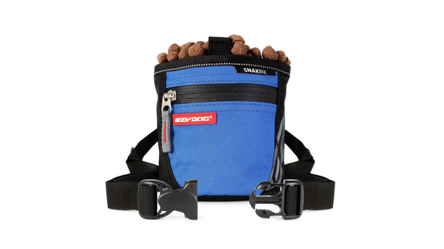 EzyDog SnakPak Treat Pouch Blue, Treat Bags, Pet Essentials warehouse