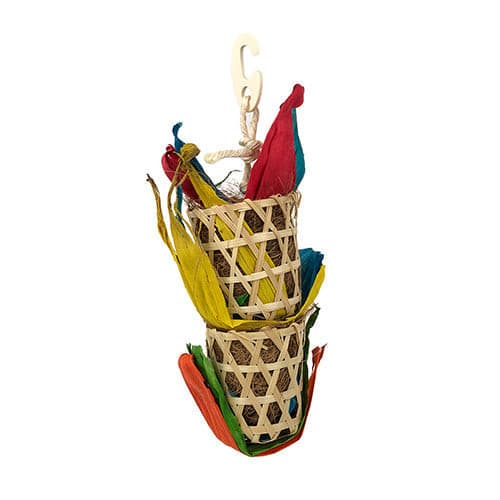 Avian Care Double Bamboo Foraging Basket