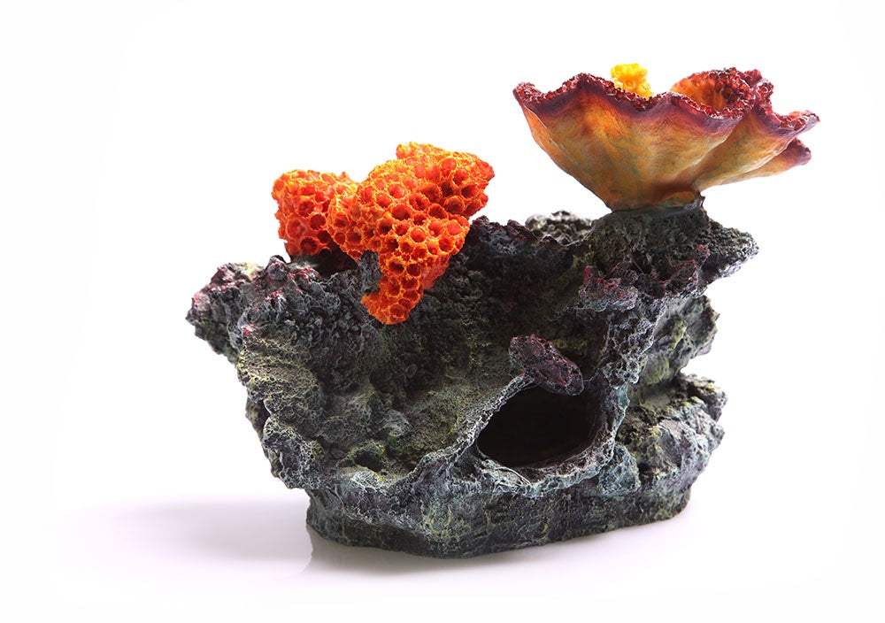 Aqua One Ornament Chalice And Sun Corals On Live Rock, Aqua One Fish tank ornaments, pet essentials warehouse, coral ornaments