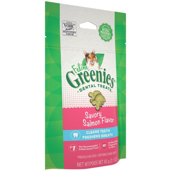 Greenies Cat Salmon Flavour, Feline Greenies dental treats, pet essentials warehouse, pet city