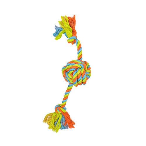 Knots of Fun Rope Tug with Rope Ball 41cm Dog Toy
