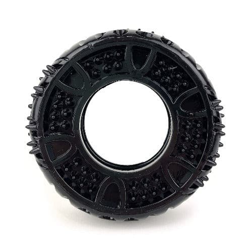 Ruff Play Dental Tyre black, Tough chewing toy for dogs dental, pet essentials napier, dental tyre toy pet essentials hastings, black tough chewing toy for dogs, black kong tough chewing toy