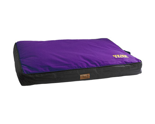 Its Bed Time Patio Cushion Dog Bed Purple, Pet Essentials Napier, Pets Warehouse, purple waterproof dog bed, pet essentials hastings