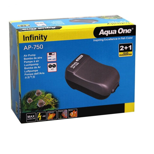 Aqua One Infinity Air Pump AP750, Pet Essentials Warehouse, Pet Essentials Napier, KiwiPetz Tauranga