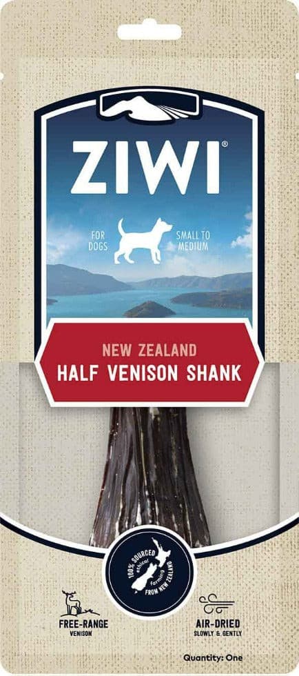 Ziwi Peak Dog Chew Venison Half Shank Bone, Pet Essentials warehouse