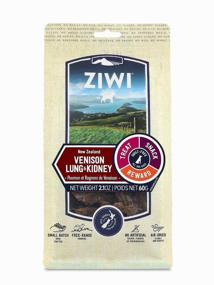 Ziwi Peak Dog Treat Venison Lung & Kidney