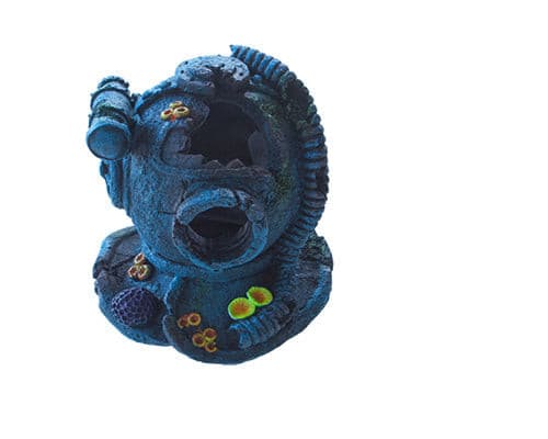 Aqua Care Ornament Divers Helmet 14cm, Pet Essentials Warehouse, Pet city