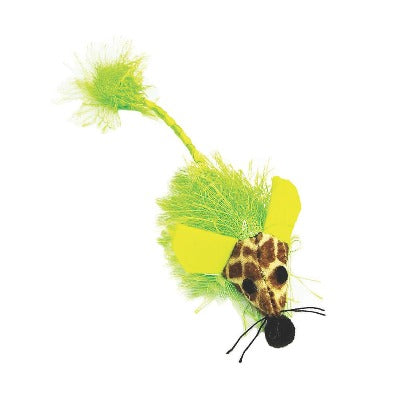 Pounce N Play Green Mouse Cat Toy