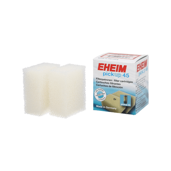 Eheim Pickup 45 Cartridge 2 pack, white filter pads to fit eheim pickup 45, pet essentials napier