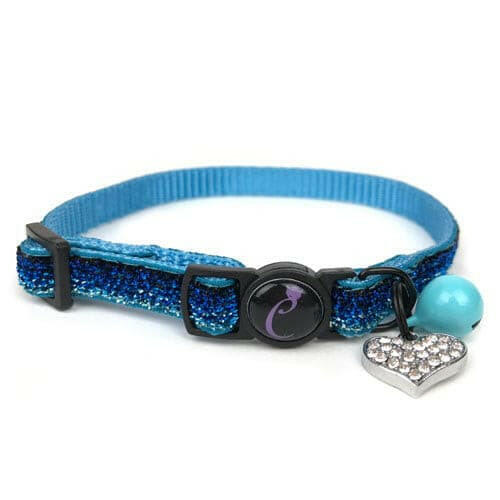 Collar Cattitude Sparkle Sapphire