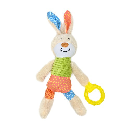 Snuggle Friends Bunny 30cm Dog Toy, Snuggle friends plush puppy toys, pet essentials warehouse napier