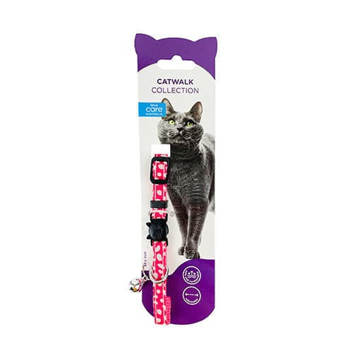 Cat Collar Cat Pink with Dots