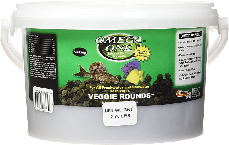 Omega One Veggie Rounds 1.25kg 2.75 LBS, Pet Essentials Warehouse Napier